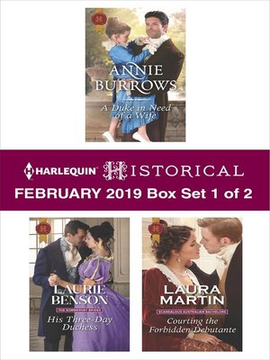 Harlequin Historical February 2019, Box Set 1 of 2 - ebook